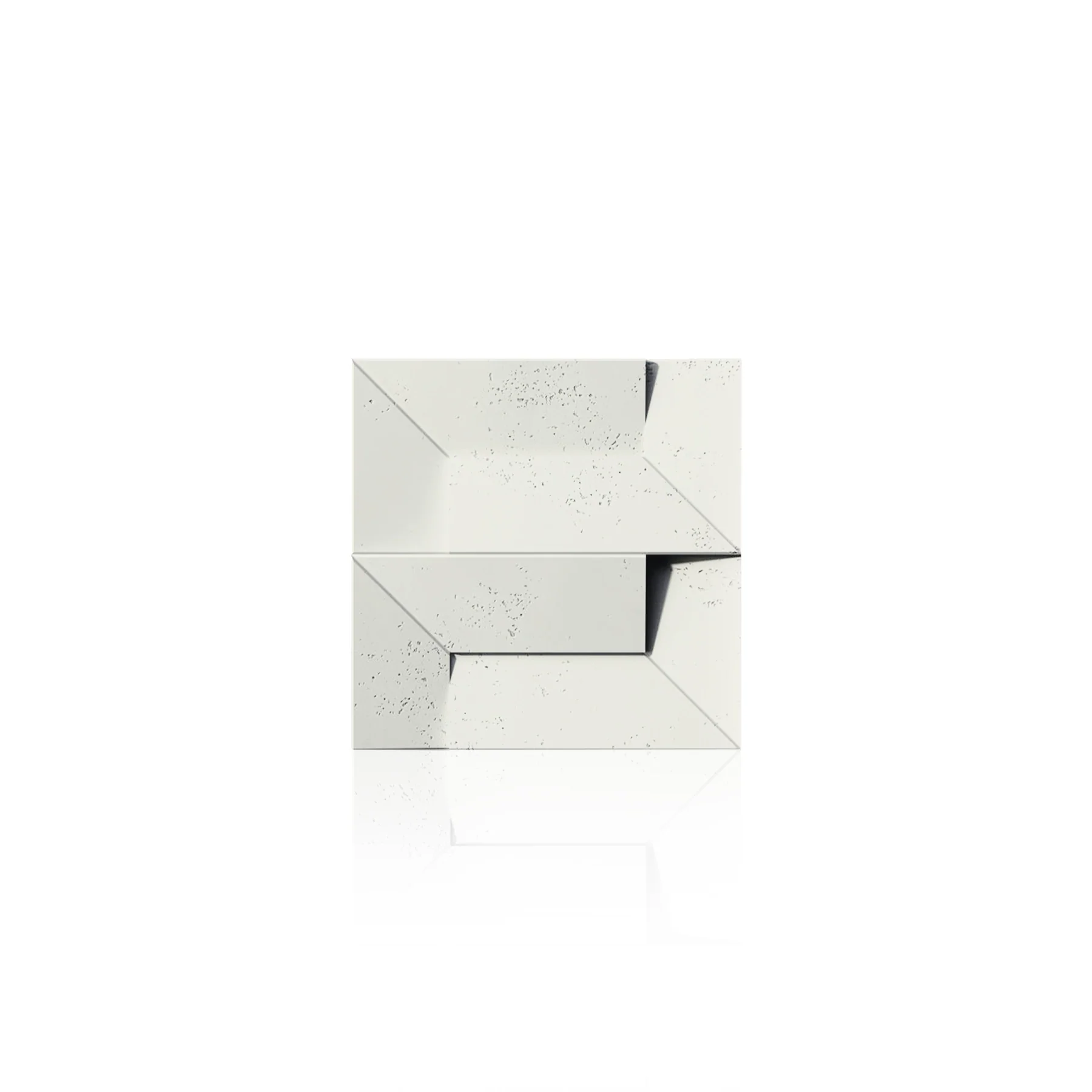 3D Concrete Wall Panels TRANSFORMER colour swatch on white background DecorMania.eu